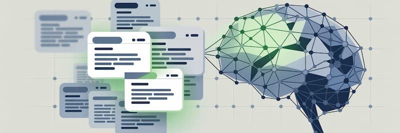 Intelligence artificielle analysant des données pour générer des idées.